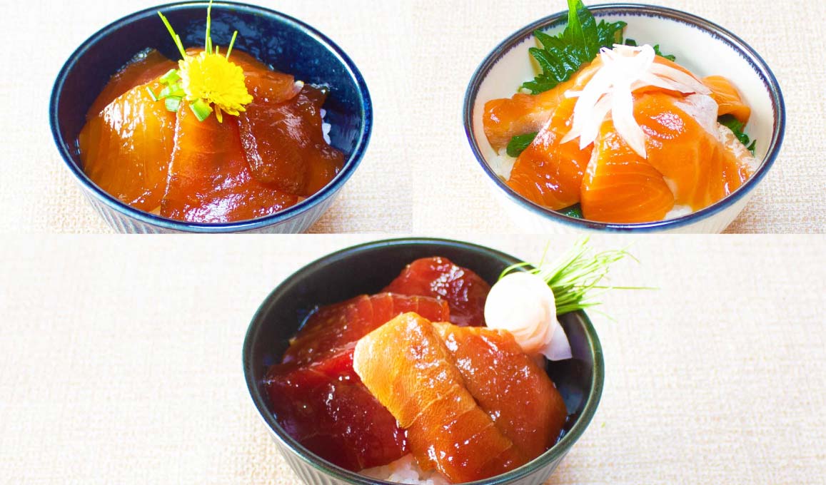 一膳づけ丼の具３種詰合せ