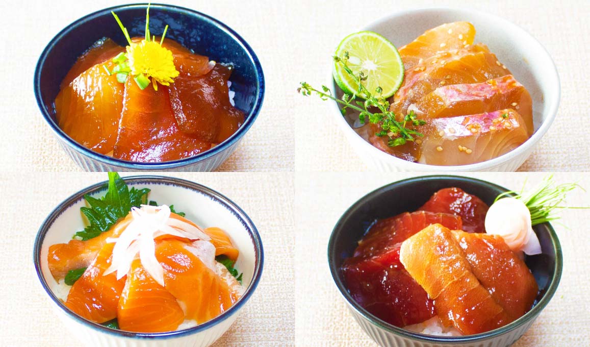 一膳づけ丼の具４種詰合せ