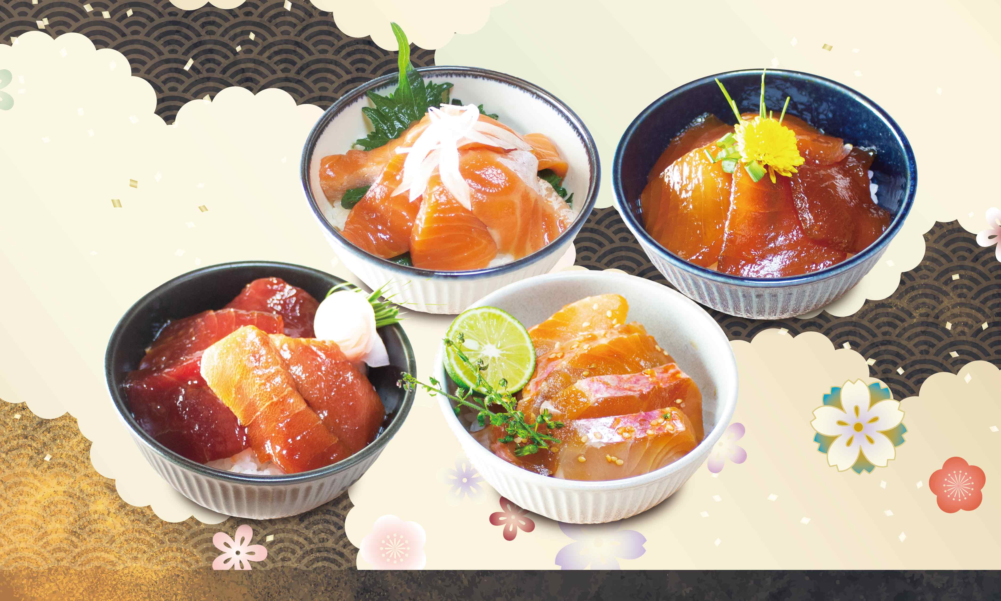 一膳づけ丼の具４種詰合せ