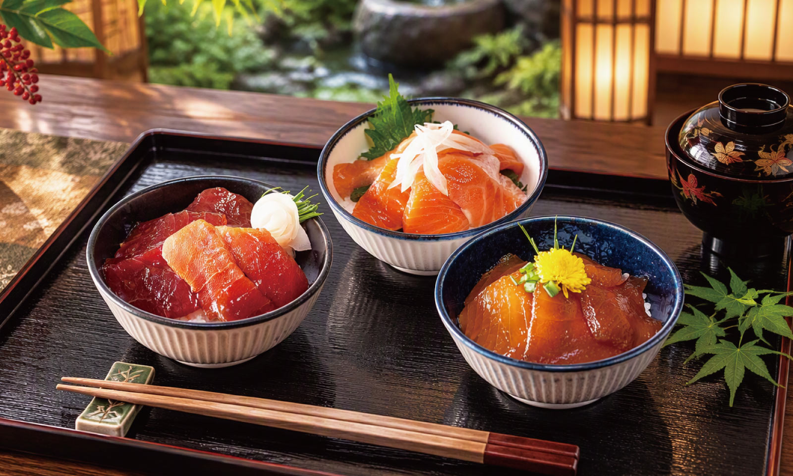 一膳づけ丼の具３種詰合せ