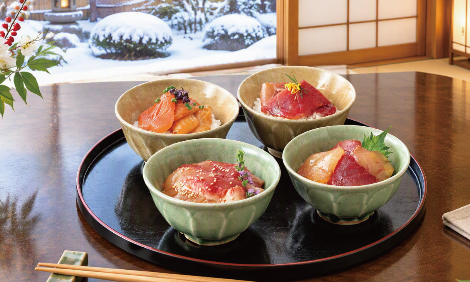 【季節限定　送料込み】一膳づけ丼の具詰合せ